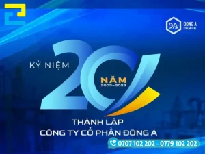 Backgroup kỷ niệm thành lập Công ty Cổ phần Đông Á