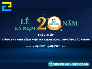 Background lễ kỷ niệm 20 thành lập Công ty TNHH Bệnh Viện