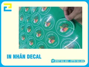 Báo Giá In Nhãn Decal, In Theo Yêu Cầu, Lấy Ngay Trong 2 Giờ