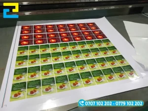 Nhãn decal màu sắc chính xác so với bản vẽ