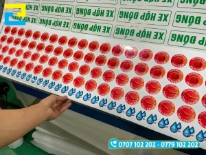 In nhãn decal dán lên sản phẩm tương ớt