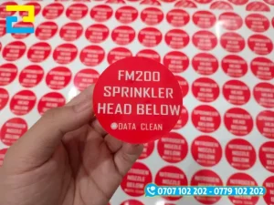 Màu sắc in nhãn decal chuẩn, không lem, nhòe