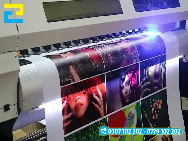 In nhãn decal bằng công nghệ in UV cho hình in sắc nét, không mờ nhòe