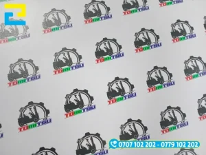 In nhãn decla cán mờ tạo hiệu ứng nhám dịu mắt