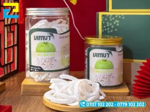 In Ấn 2H nhận in tem nhãn mứt dừa non trên nhiều chất liệu