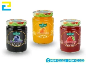 In tem nhãn mứt trái cây dán bao bì tạo hấp dẫn thị giác cho khách hàng