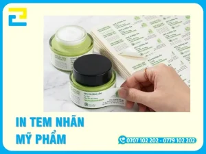 In Tem Nhãn Mỹ Phẩm Tại TPHCM – Lấy Liền Trong 2 Giờ | In Ấn 2H