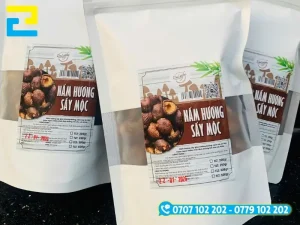 Tem nhãn chuyên nghiệp giúp nấm hương cạnh tranh; thông tin pháp lý đầy đủ giúp sản phẩm lưu hành hợp pháp