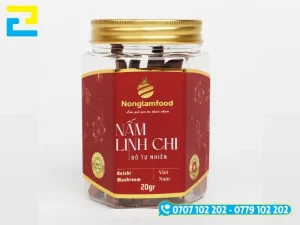 Decal xi vàng cao cấp in tem nhãn nấm linh chi