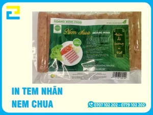 In Tem Nhãn Nem Chua Tại TPHCM – Lấy Liền Trong 2 Giờ | In Ấn 2H