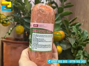 Kích thuớ in tem nhãn nem chua linh hoạt vào hình dạng, kích thước bao bì