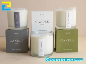 Tem nhãn nến thơm nhiều kích thước và hình dáng