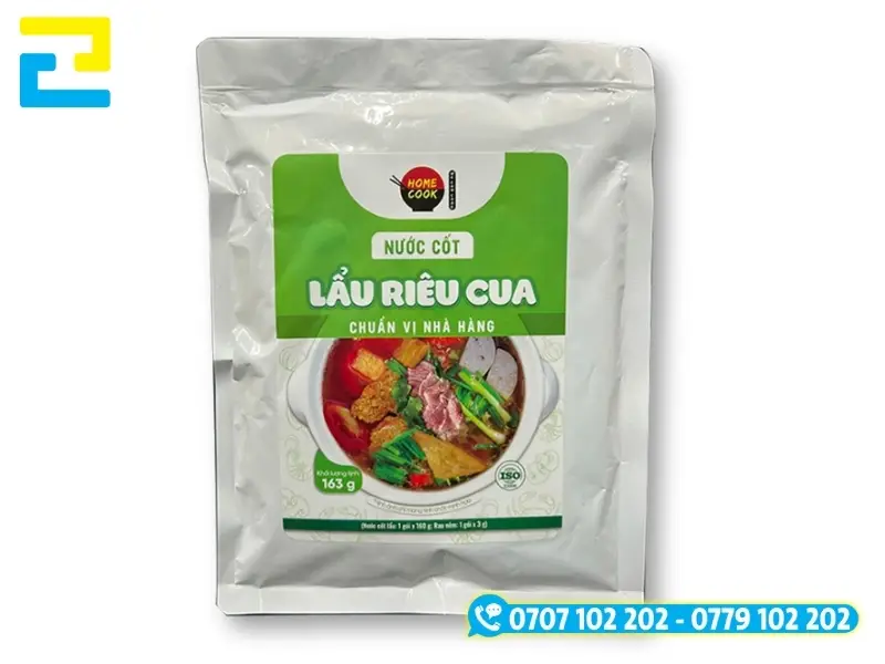 Có thể in nhiều mẫu tem nhãn nước cốt lẩu khác nhau trong cùng 1 đơn hàng