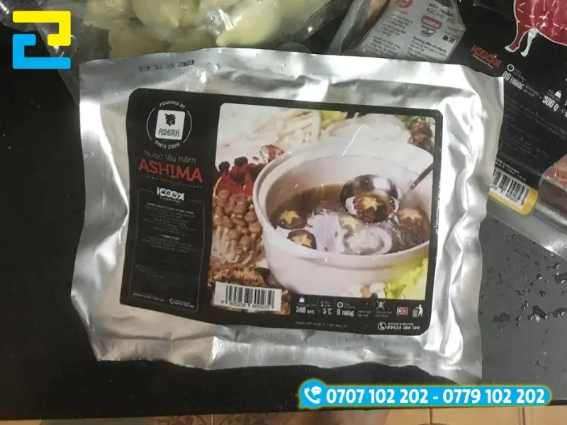 Trên tem nhãn nước cốt lẩu thường có in hướng dẫn sử dụng