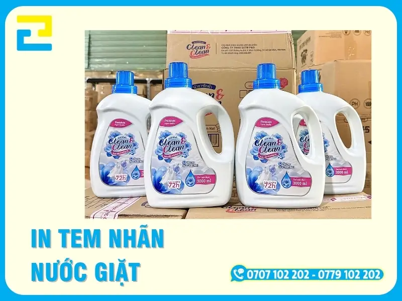 In Tem Nhãn Nước Giặt Tại TPHCM – Lấy Liền Trong 2 Giờ | In Ấn 2H