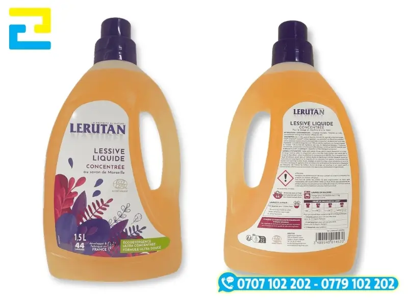 In tem nhãn nước giặt có cảnh báo GHS đen đỏ