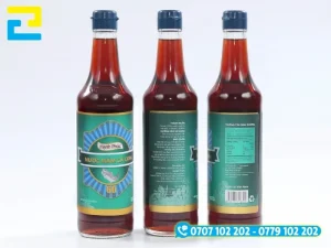 Decal nhôm xi bạc in tem nhãn nước mắm cao cấp