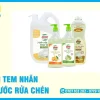 In Tem Nhãn Nước Rửa Chén – Decal PP Chống Hóa Chất, Giao 2 Giờ | In Ấn 2H
