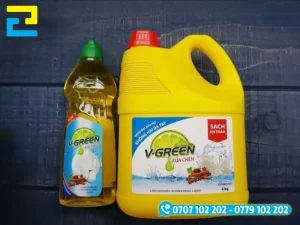 Trên tem nhãn nước rửa chén cần in rõ ràng thương hiệu và thông tin sản phẩm