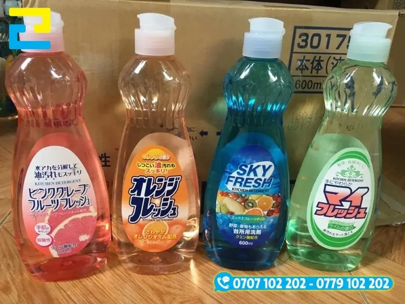 In Ấn 2H nhận in tem nhãn nước rửa chén cắt bế theo yêu cầu