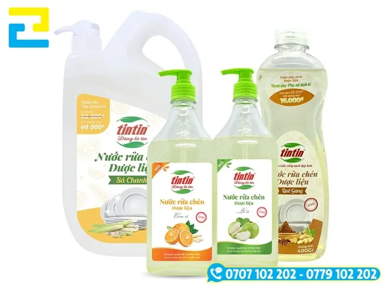 Chai rửa chén dạng pump không bị bong tróc khi xịt