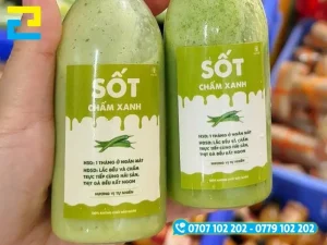 Kích thước tem nhãn được cắt bé tuỳ theo bao bì, chai lọ