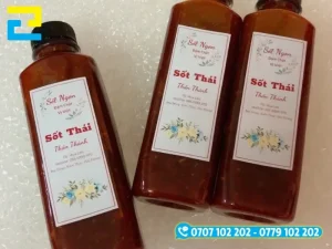 Trên tem nhãn nước sốt cần phải có đầy đủ các thôgn tin theo quy định