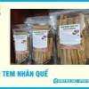 In Tem Nhãn Quế – Decal Nhựa Sữa Chịu Ẩm, Giao 2 Giờ | In Ấn 2H