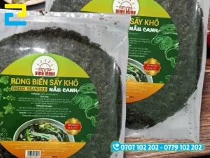 Tem nhãn rong biển bám chắc trên bao bì nhờ keo decal chuyên dụng