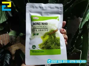 Decal giấy cán bóng phù hợp để bảo quản rong nho khô