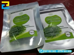 Tem nhãn rong nho sấy kho có thể sử tem nhãn giấy hoặc tem nhựa sữa