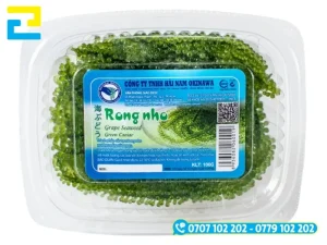 In trên tem nhãn rong nho các thông tin về sản phẩm