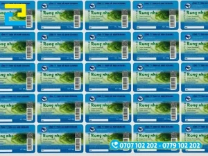 In Ấn 2H in tem nhãn rong nho chuyên nghiệp, giá rẻ