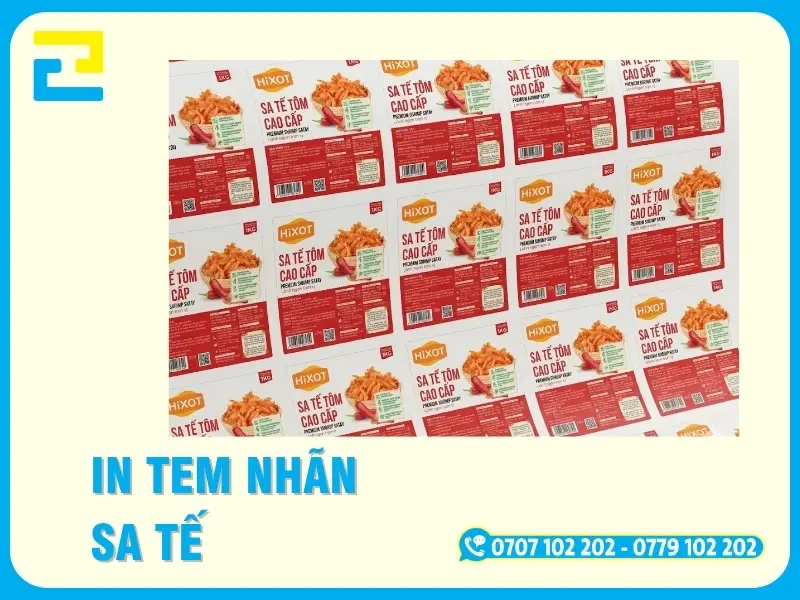 In Tem Nhãn Sa Tế Tại TPHCM – Lấy Liền Trong 2 Giờ | In Ấn 2H