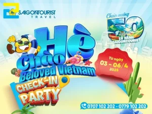 Backdrop, background du lịch mang màu sắc mùa hè tươi sáng