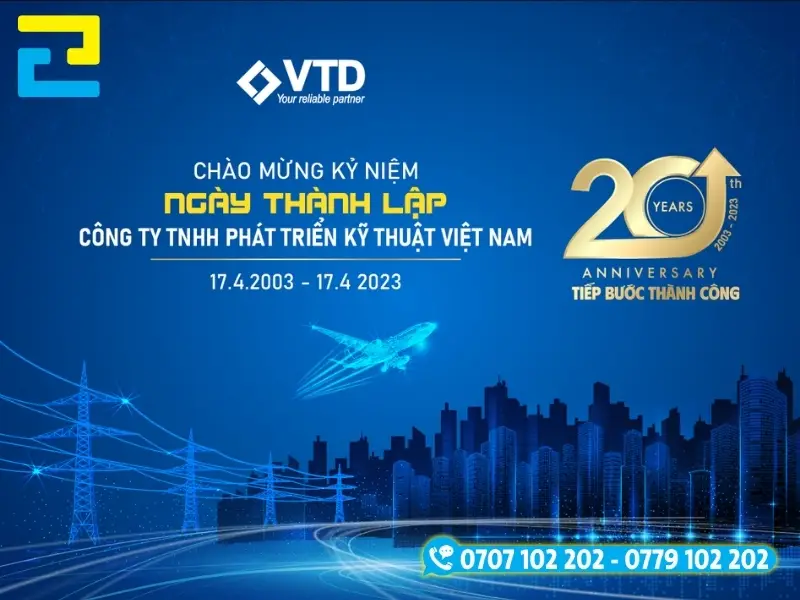 Backbroung kỷ niệm ngày thành lập công ty tông màu xanh dương đậm hiện đại