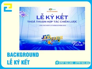 35+ Mẫu In Backdrop, Background Lễ Ký Kết, Hợp Tác Đẹp