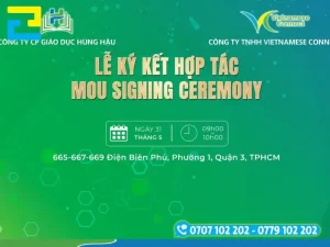 Phông nền Lễ ký kết hợp tác MOU (MOU Signing Ceremony), tông màu xanh lá đậm chuyên nghiệp