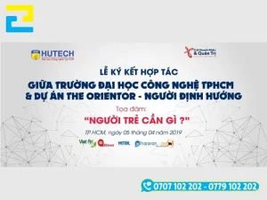 Phông nền Lễ ký kết hợp tác kèm Tọa đàm thiết kế hiện đại trên nền trắng