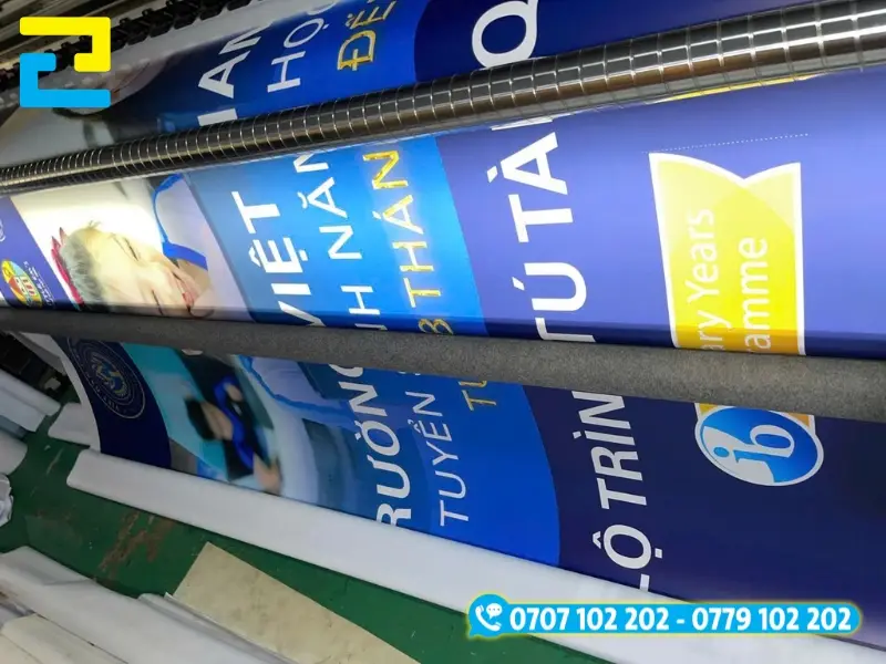 Banner in bằng công nghệ in UV cho thành phẩm có độ bền cao