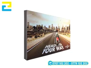 Biển hộp đèn UV không viền 8cm slim ứng dụng linh hoạt cho những không gian spa và showroom vô cùng sang trọng