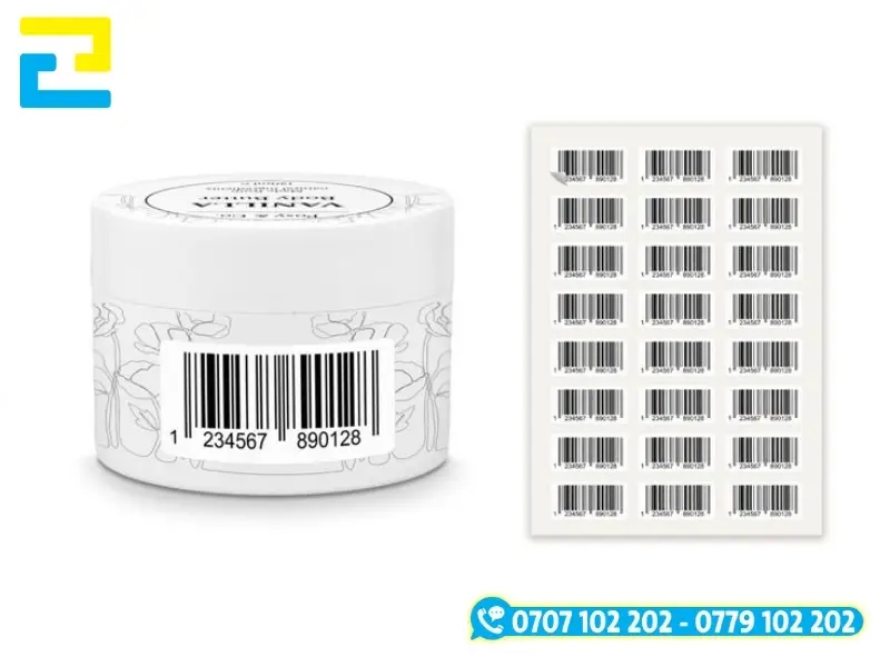 Decal trong và decal sữa in mã vạch được ứng dụng phổ biến dán sản phẩm mỹ phẩm, quà lưu niệm tại Đà Lạt