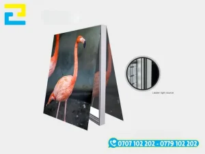 Hộp đèn 2 mặt PVC dẻo mang lại khả năng xuyên sáng tuyệt vời cùng độ bền cao