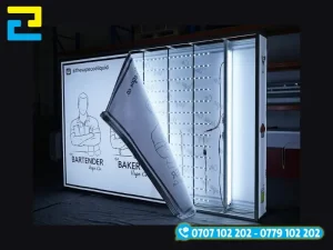 Quy trình sản xuất hộp đèn 2 mặt PVC dẻo 8 bước tại xưởng In Ấn 2H nhanh chóng
