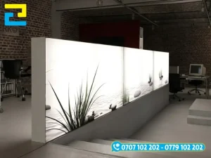 Hộp đèn nhét cạnh dùng rãnh ron giúp bề mặt bạt luôn căng phẳng và vô cùng bền bỉ