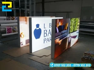 Hộp đèn nhét cạnh thay nội dung nhanh chóng trong 5 phút, cùng vẻ ngoài sang trọng đẳng cấp