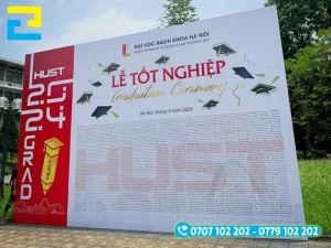 Backdrop, background lễ tốt nghiệp có đa dạng kích thước, thiết kế