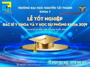 Background lễ tốt nghiệp màu sắc nổi bật với hoạ tiết nón vàng ấn tượng