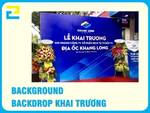 In Background, Backdrop Khai Trương Lấy Ngay, Theo Yêu Cầu