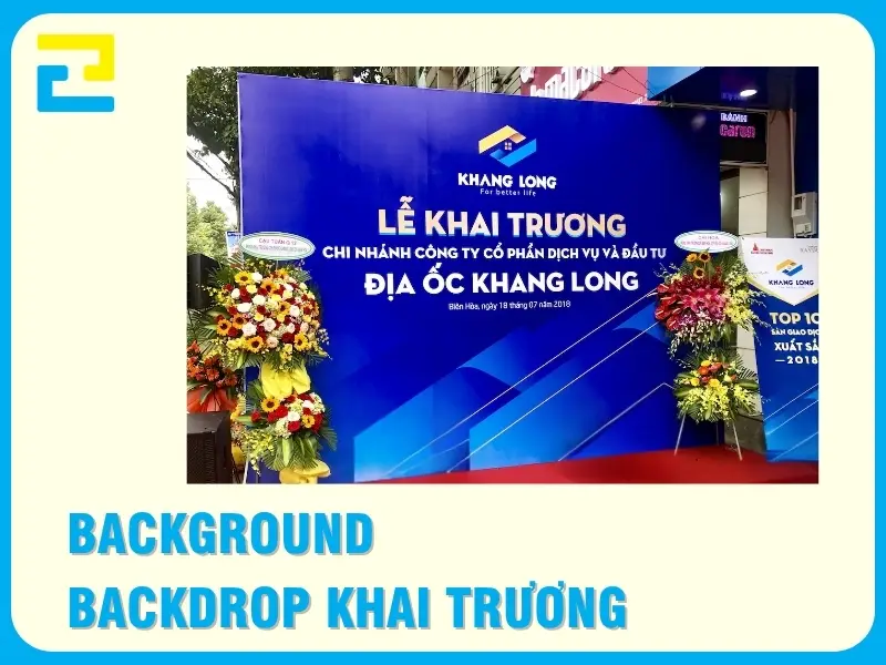 In Background, Backdrop Khai Trương Lấy Ngay, Theo Yêu Cầu